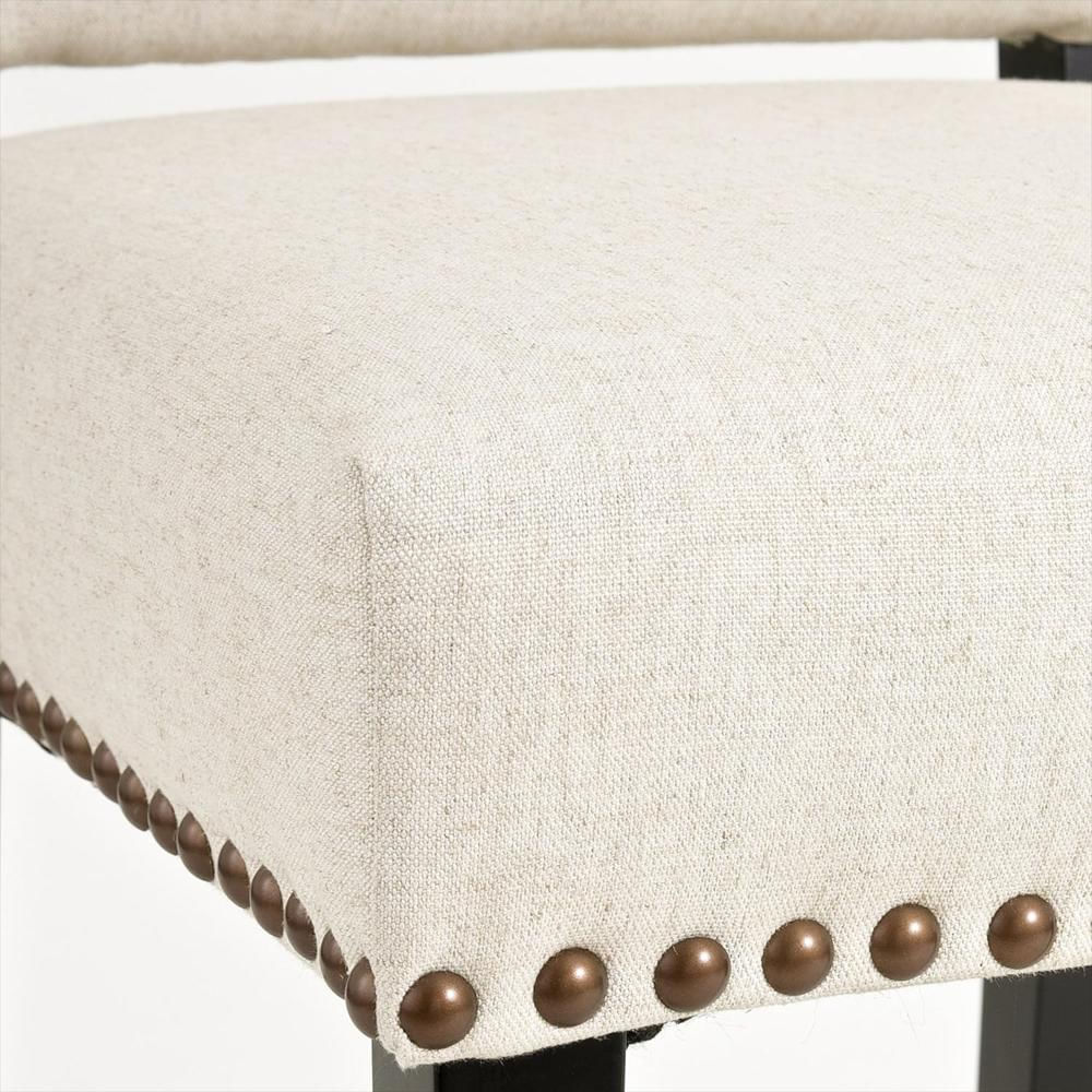Sillas De Comedor Christopher Knight Home Tapizadas Beige Juego De 2 Piezas img #3