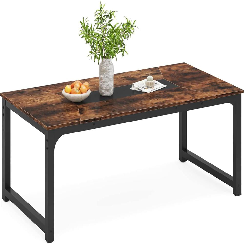 Mesa De Comedor Little Tree Rectangular 200 Cm Color Marrón Estilo Industrial Rústico