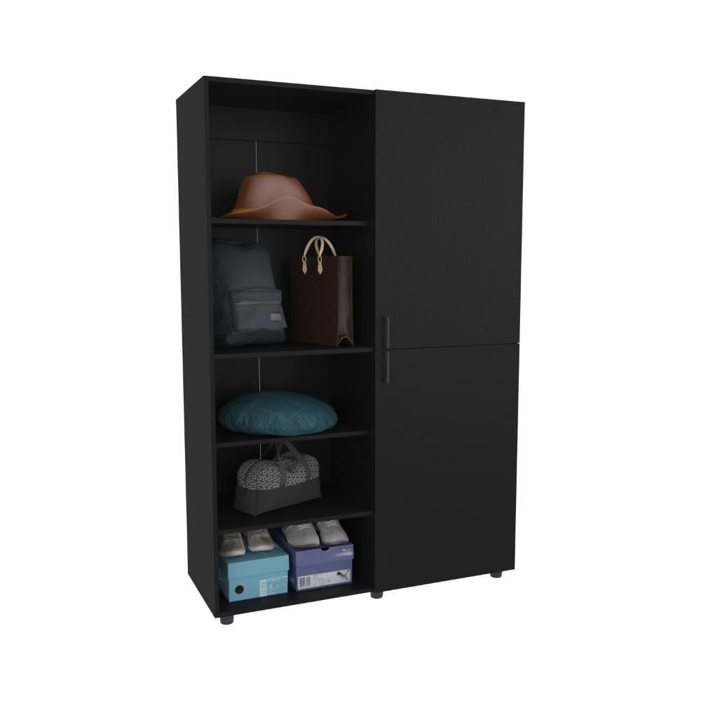 Closet Econo, Wengue, Pequeño Con Amplios Espacios Para Guardar Ropa Zf img #1