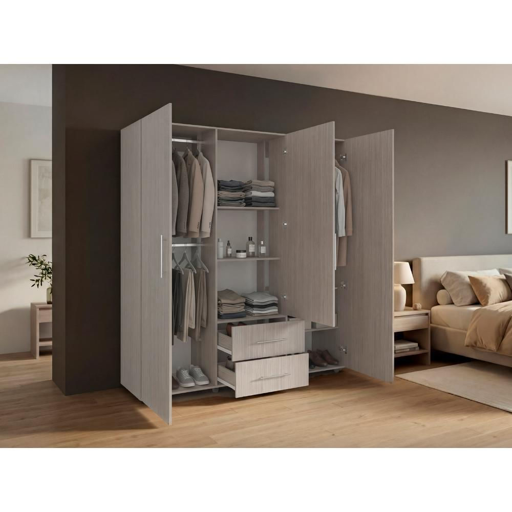 Closet Grays, Positano Y Blanco, Puerta Con Espejo img #2