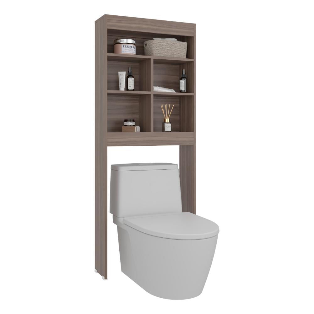 Gabinete De Baño, Avellana, Amplios Espacios Para Colocar Objetos Decorativos img #1
