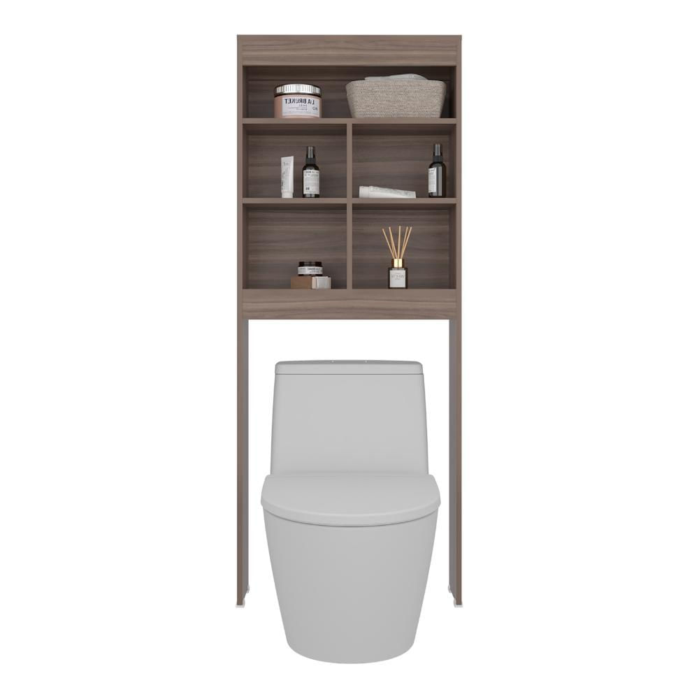 Gabinete De Baño, Avellana, Amplios Espacios Para Colocar Objetos Decorativos img #2