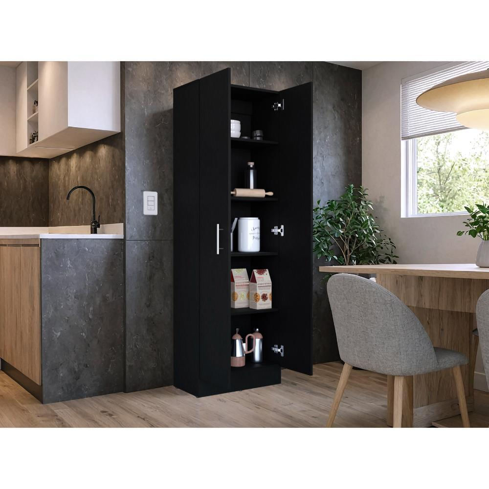 Alacena Multiusos 2.0, Wengue, Con Amplios Espacios Para Almacenamiento img #2