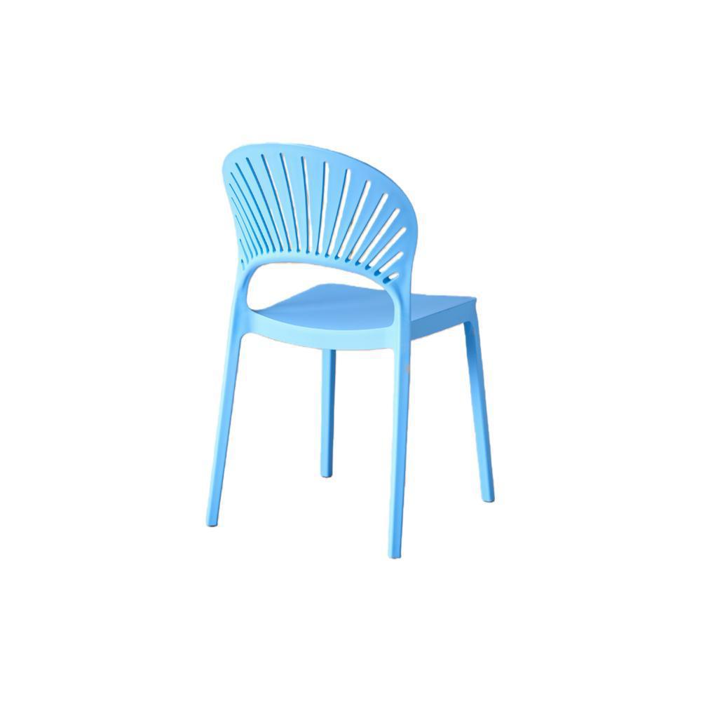Silla Paraiso Color Azul Con Espaldar Y Diseño Moderno img #4