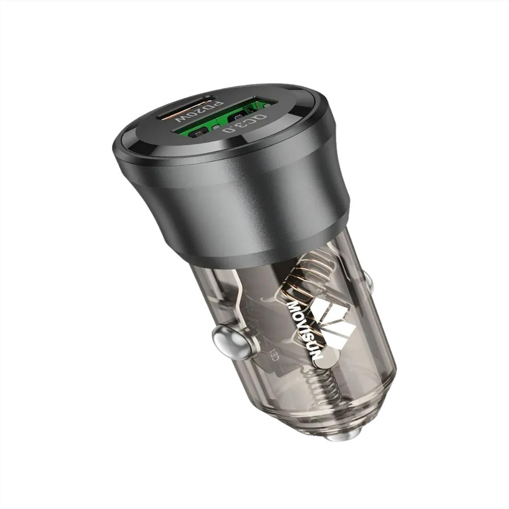 Cargador Carro Carga Rápida Movisun 48W Dual Usb C + Cable C img #1