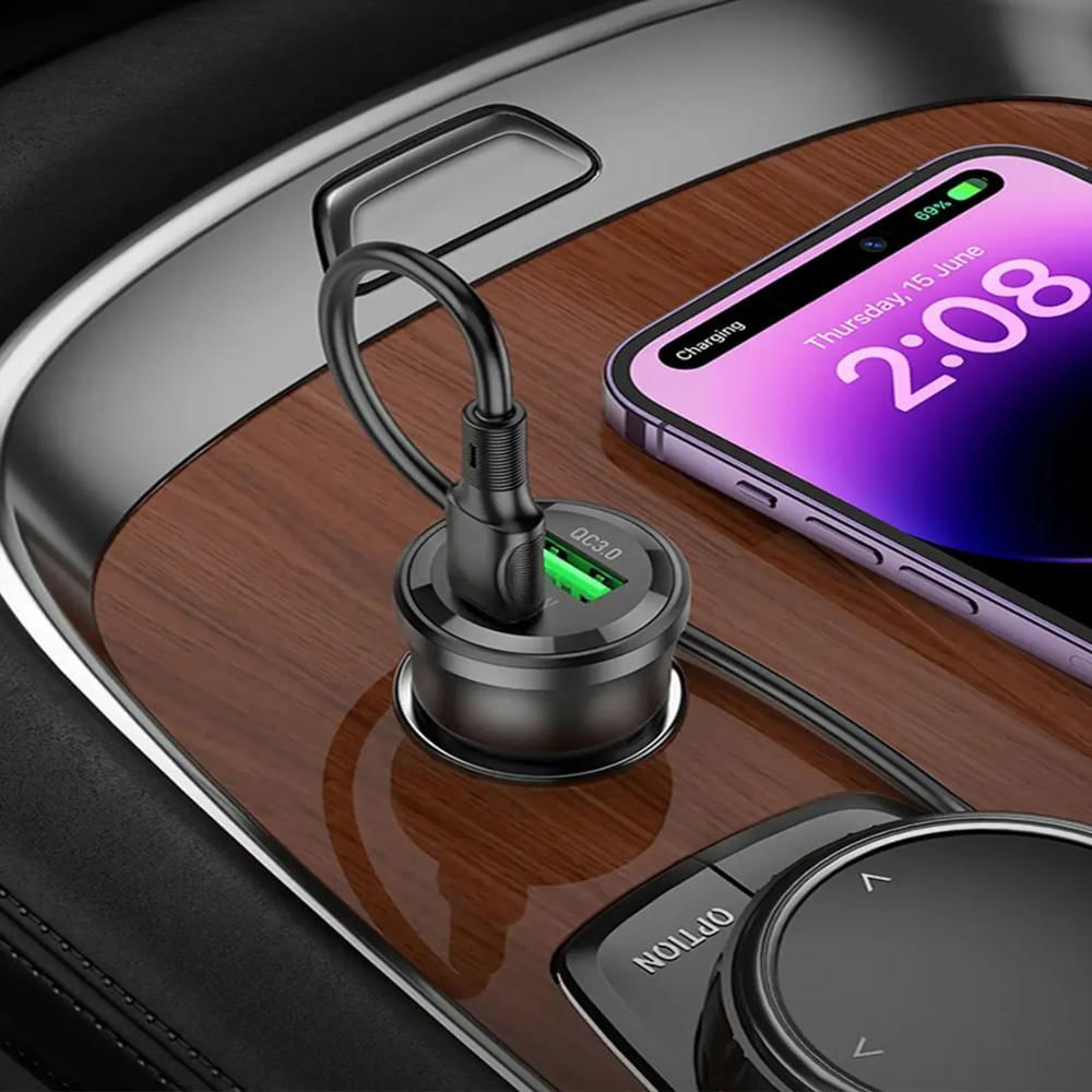 Cargador Carro Carga Rápida Movisun 48W Dual Usb C + Cable C img #4