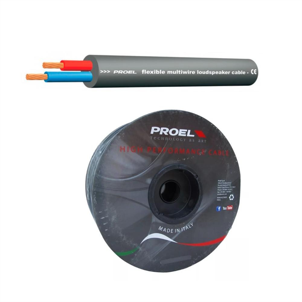Proel Hpc624bk Cable Proel Encauchetado 2×12 100Mts img #3