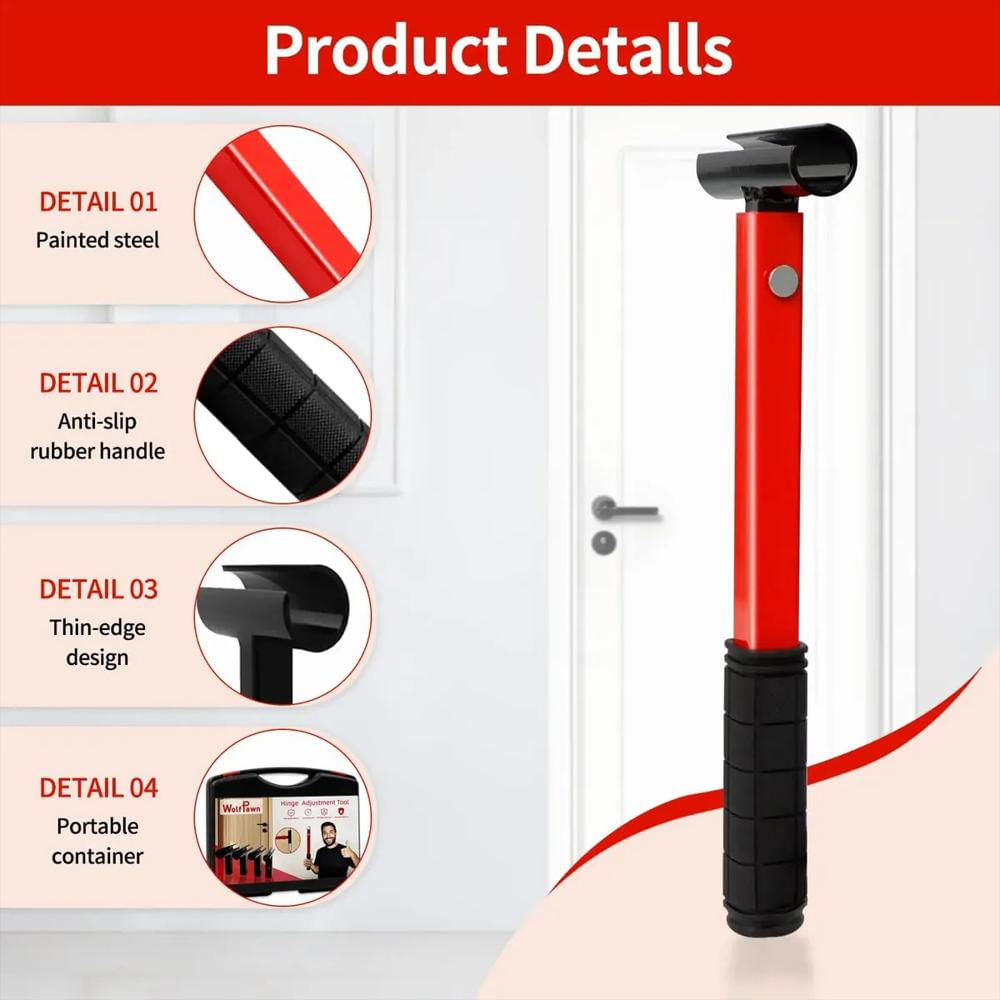Llave De Ajuste De Espacio De Bisagra 4 En 1 Herramienta img #2