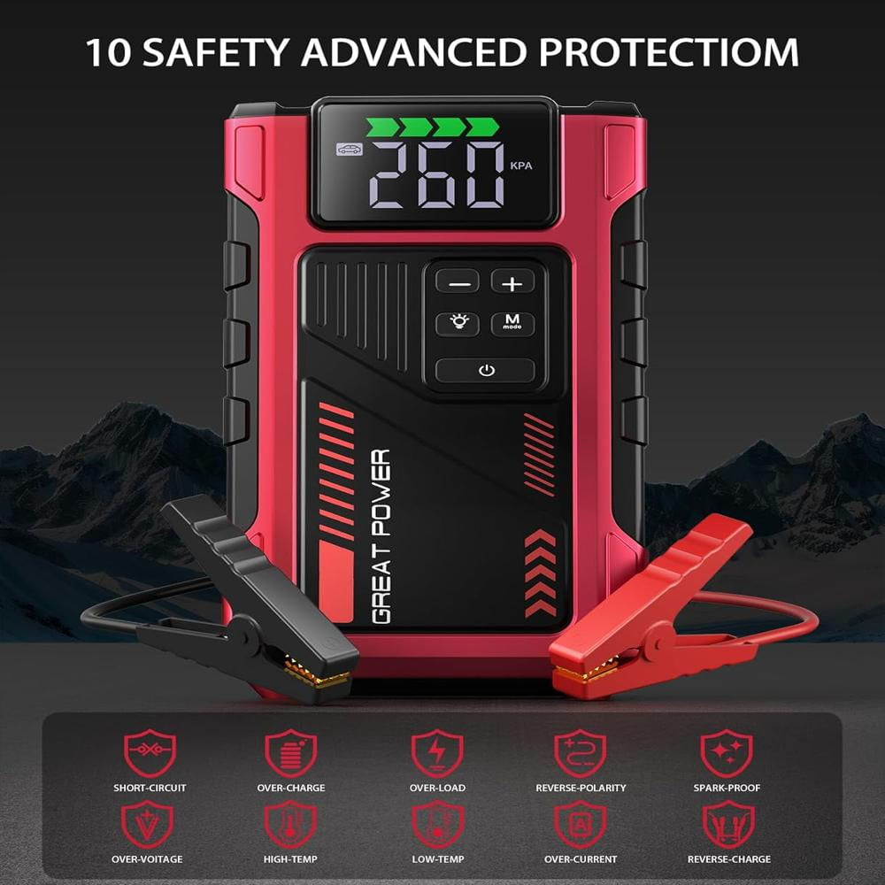Arrancador 4000A Pico 12V Compresor 150Psi img #3