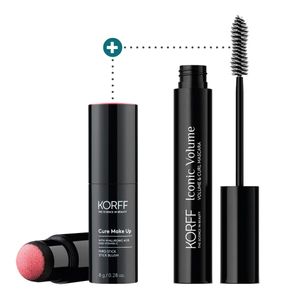 Kit Mejillas & Pestañas - Blush-Rubor Tono 02 + Pestañina Iconic Efecto Rizo Y Volumen  - Korff