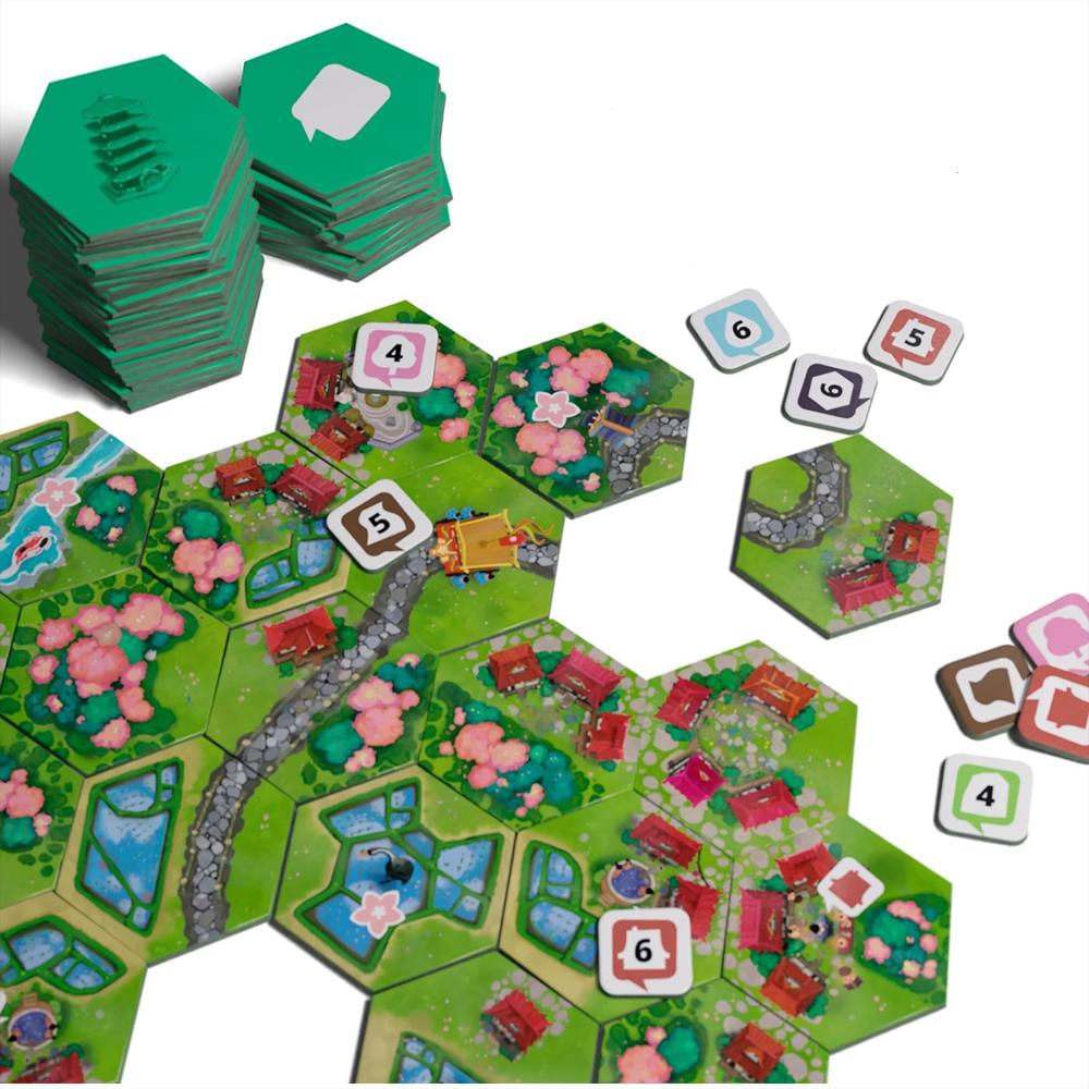 Juego De Mesa Dorfromantik Sakura Español img #2