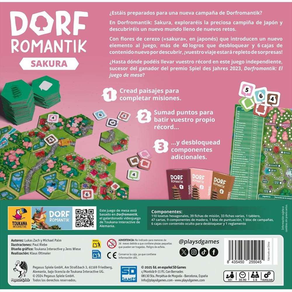 Juego De Mesa Dorfromantik Sakura Español img #5