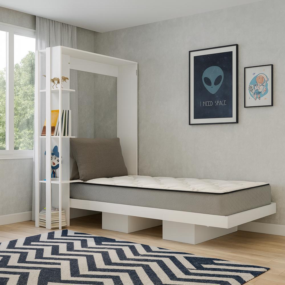 Combo Cama Sencilla Abatible Japón + Colchón Sencillo 90X190cm img #1