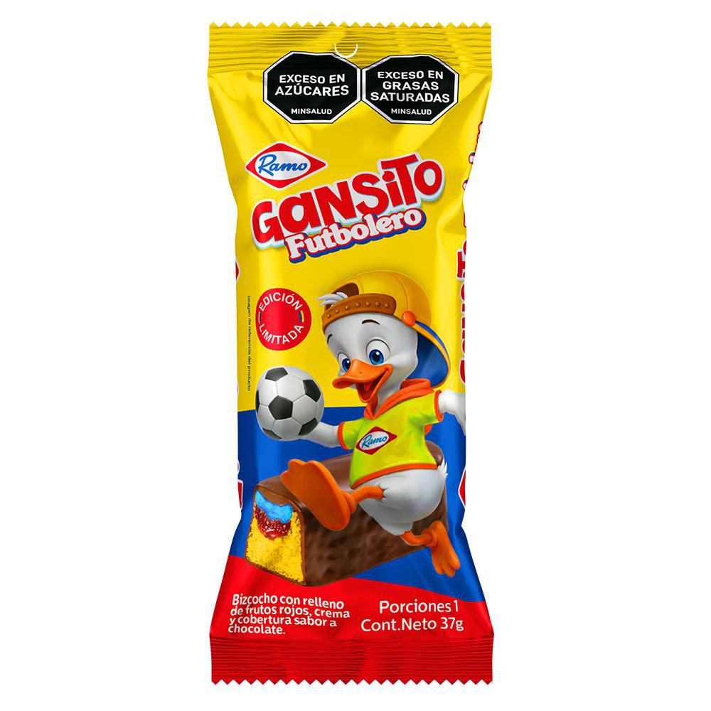Bizcocho GANSITO RELLENO FRUTOS ROJOS CREMA (37  gr) img #2