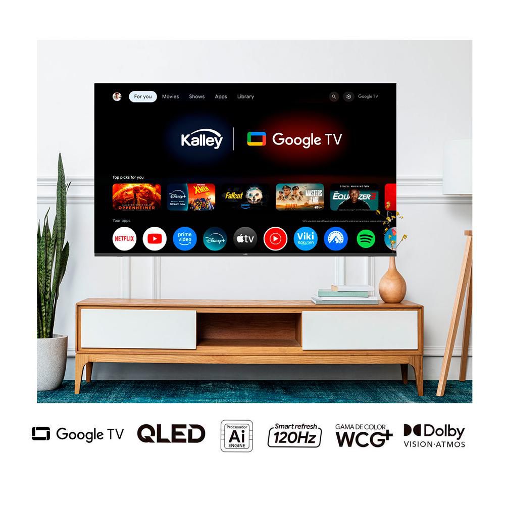 Televisor KALLEY 70 pulgadas QLED Uhd4K Smart TV 70GQ405 img #4