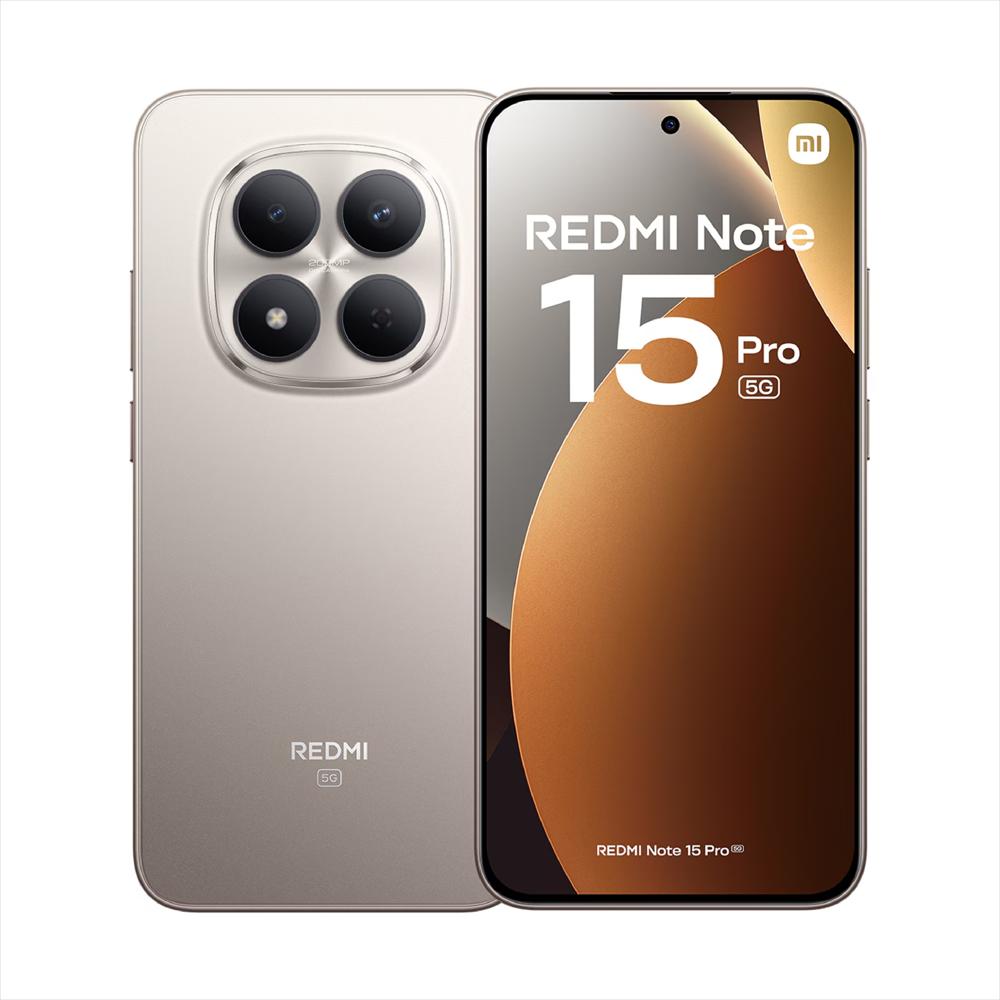 Celular Xiaomi Redmi Note 15 Pro 5G 512Gb 12Gb Ram Titanio img #1