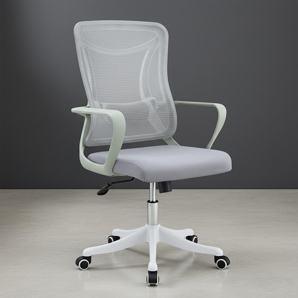 Silla De Escritorio Crown, Gris, Ergonómica Con Altura Ajustable img #1