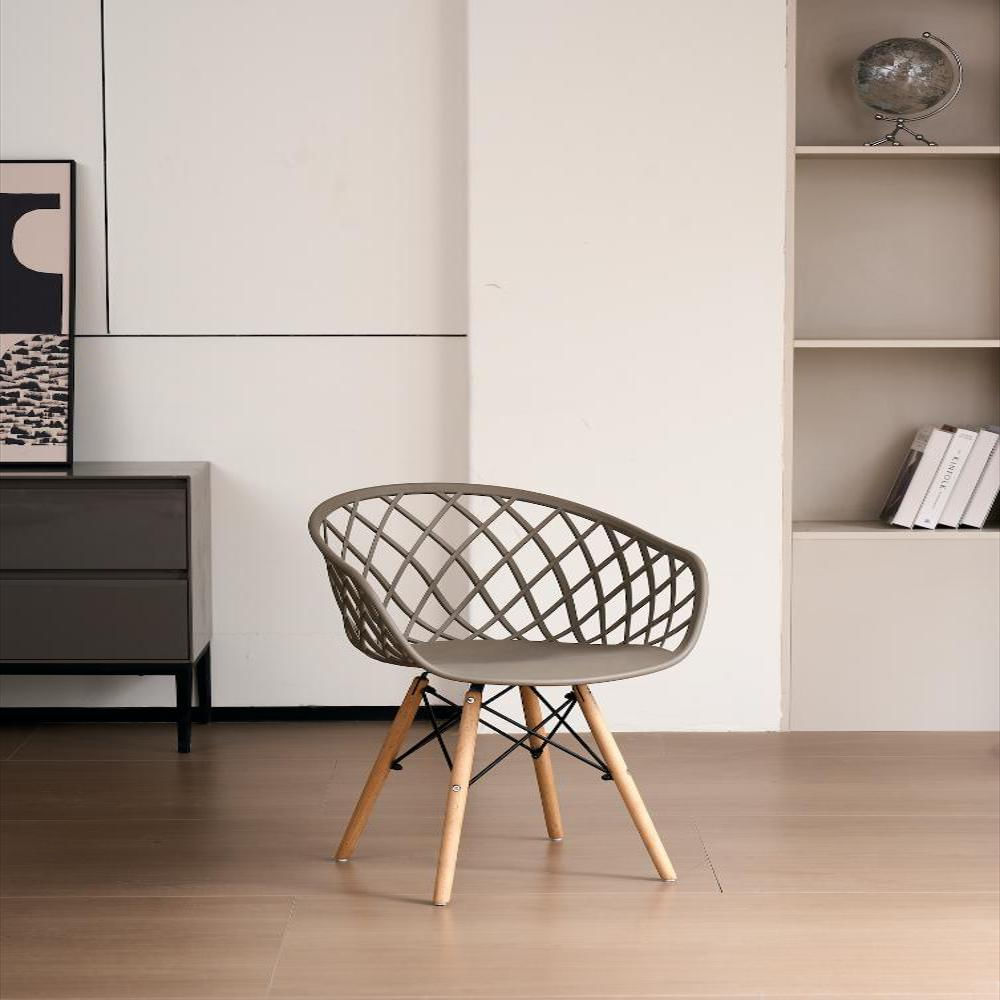 Silla Oasis Con Brazos, Color Taupe, Con Espaldar img #1