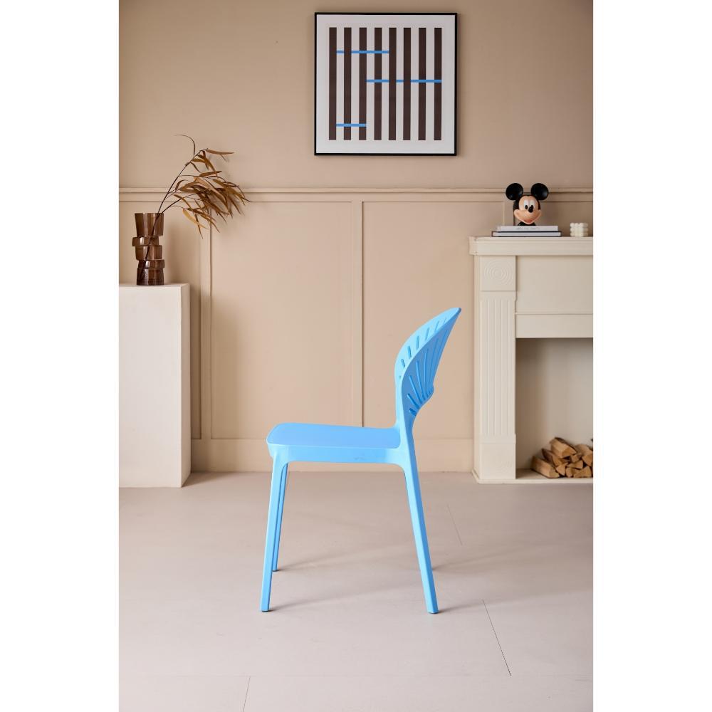 Silla Paraiso, Color Azul, Con Espaldar Y Diseño Moderno img #3