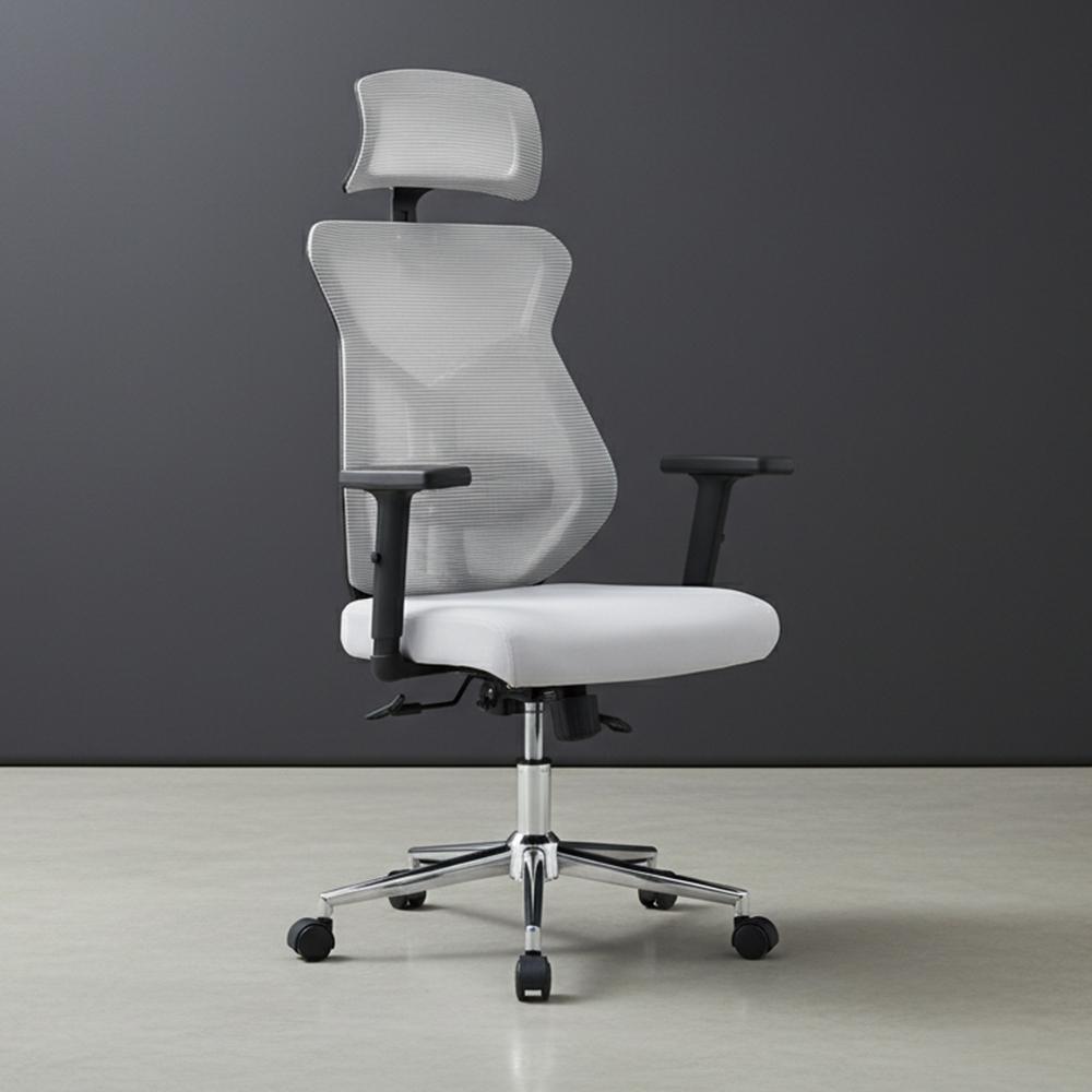Silla De Escritorio Prime, Gris, Ergonómica Con Altura Ajustable img #1