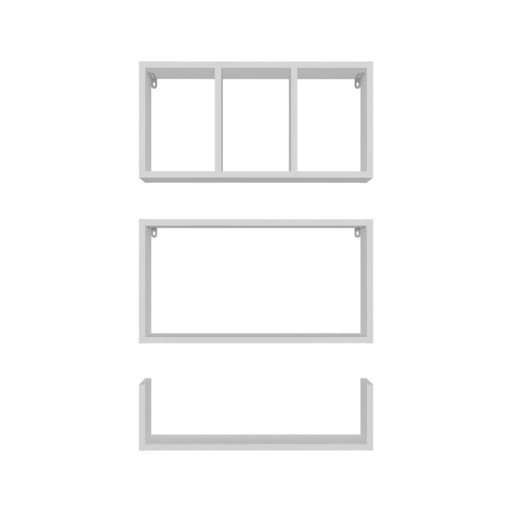 Repisa Trego, Blanco Duqueza, Con Espacio Para Ubicar Objetos Decorativos Zf img #3
