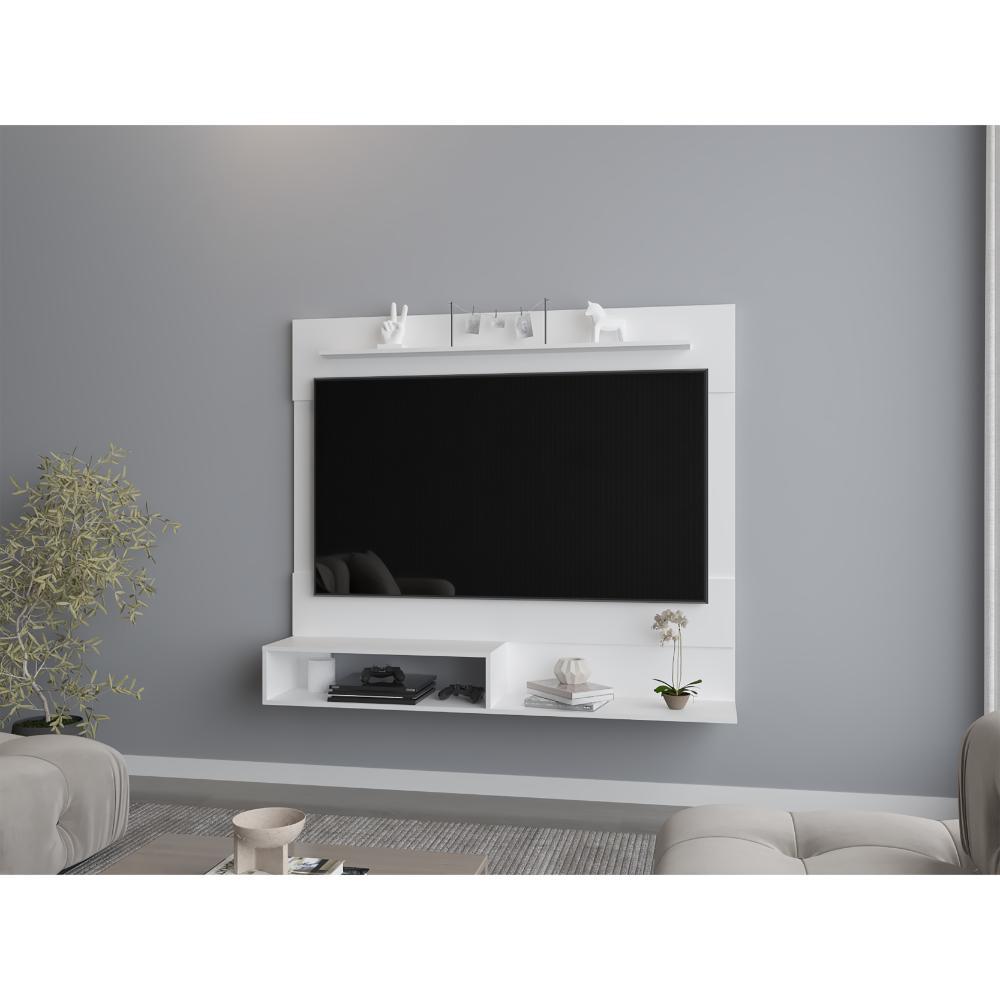 Panel De Tv Beijing, Blanco, Con Espacio Para Televisor De Hasta 55 Pulgadas Zf img #2
