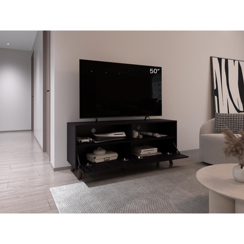 Mesa Para Tv Patrick, Wengue, Para Televisor Hasta 60 Pulgadas Zf img #3