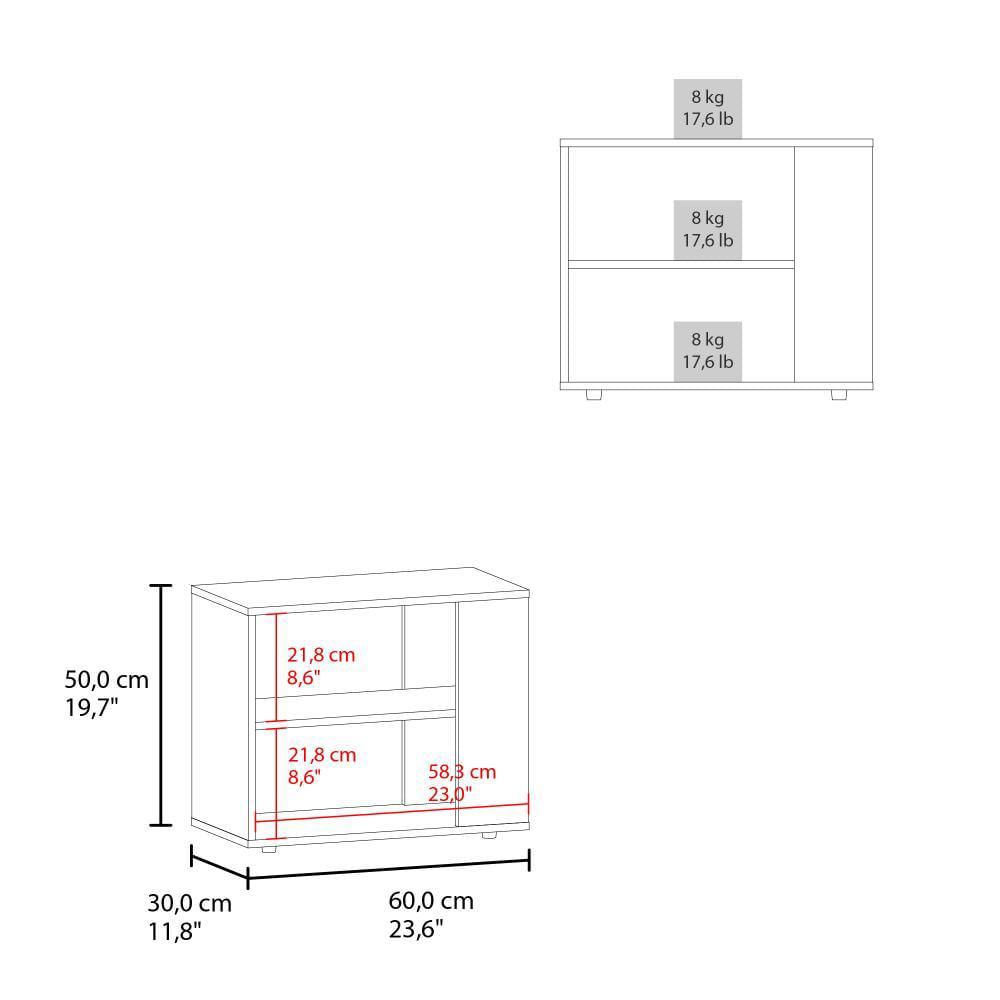 Mesa Auxiliar Delverg, Wengue, Con Espacio Para Guardar Objetos Zf img #4