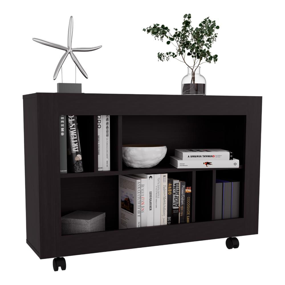 Mesa Auxiliar Joge, Wengue, Con Espacio Para Guardar Objetos Como Libros Y Decoracion Zf img #1