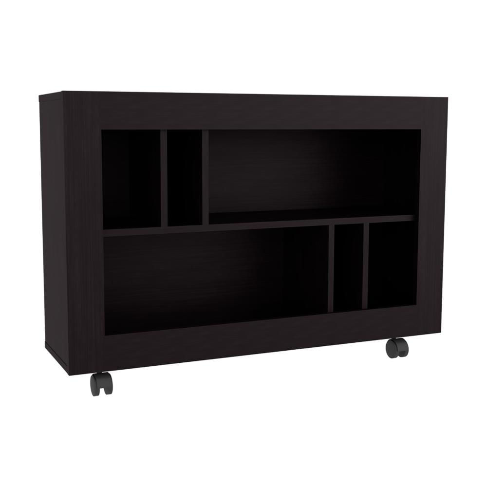 Mesa Auxiliar Joge, Wengue, Con Espacio Para Guardar Objetos Como Libros Y Decoracion Zf img #3