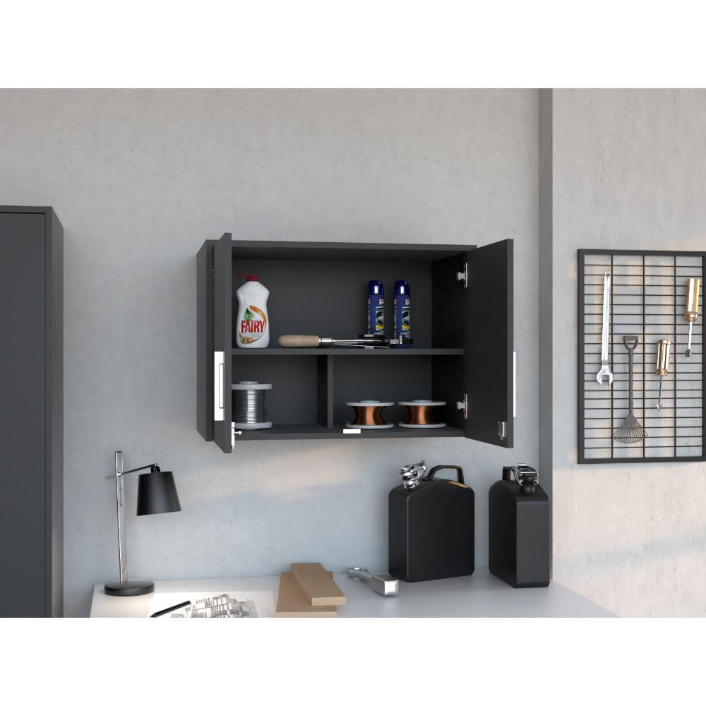 Gabinete Superior Multiusos, Wengue, Con Dos Puerta Batientes Zf img #3