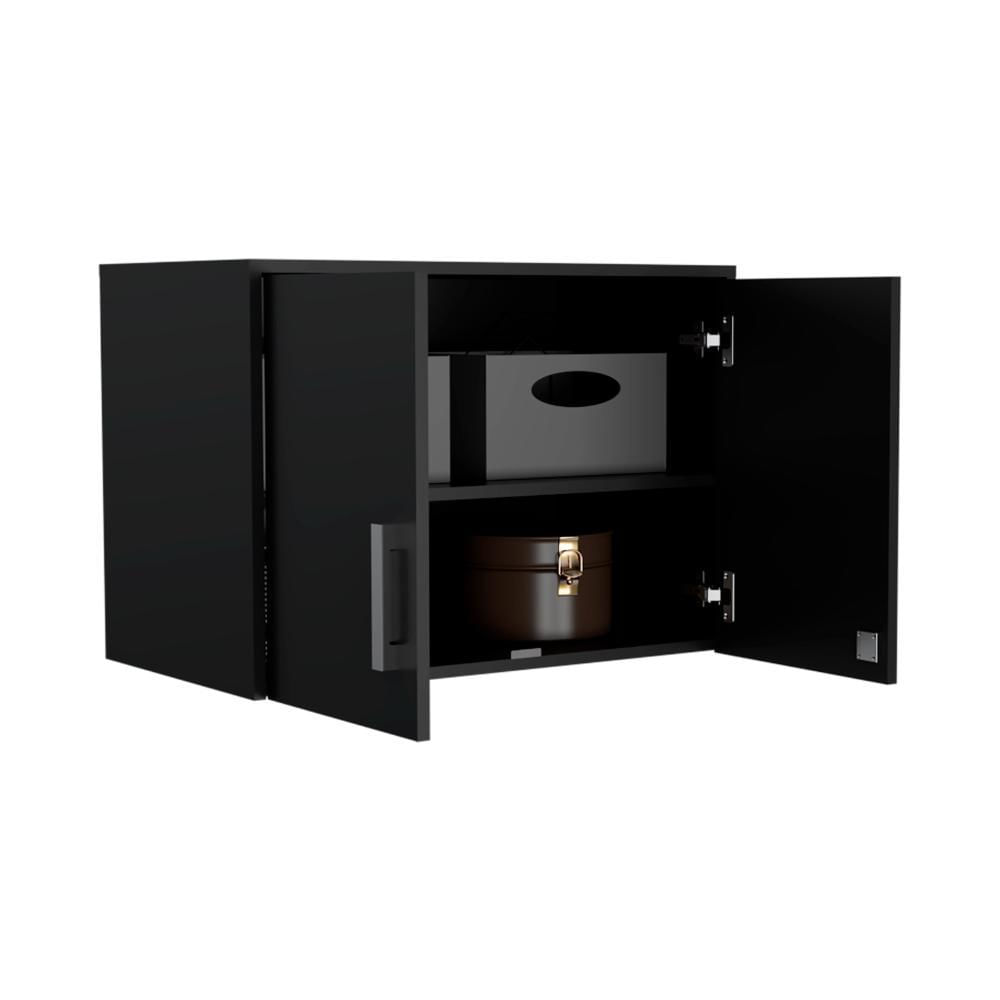 Gabinete Superior Multiusos, Wengue, Con Dos Puerta Batientes Zf img #4