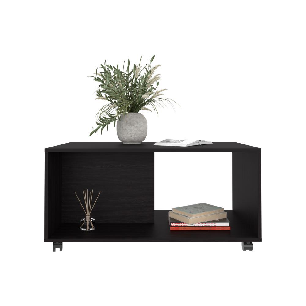 Mesa De Centro Patrick, Wengue, Con Espacio Para Colocar Objetos Decorativos Zf img #1