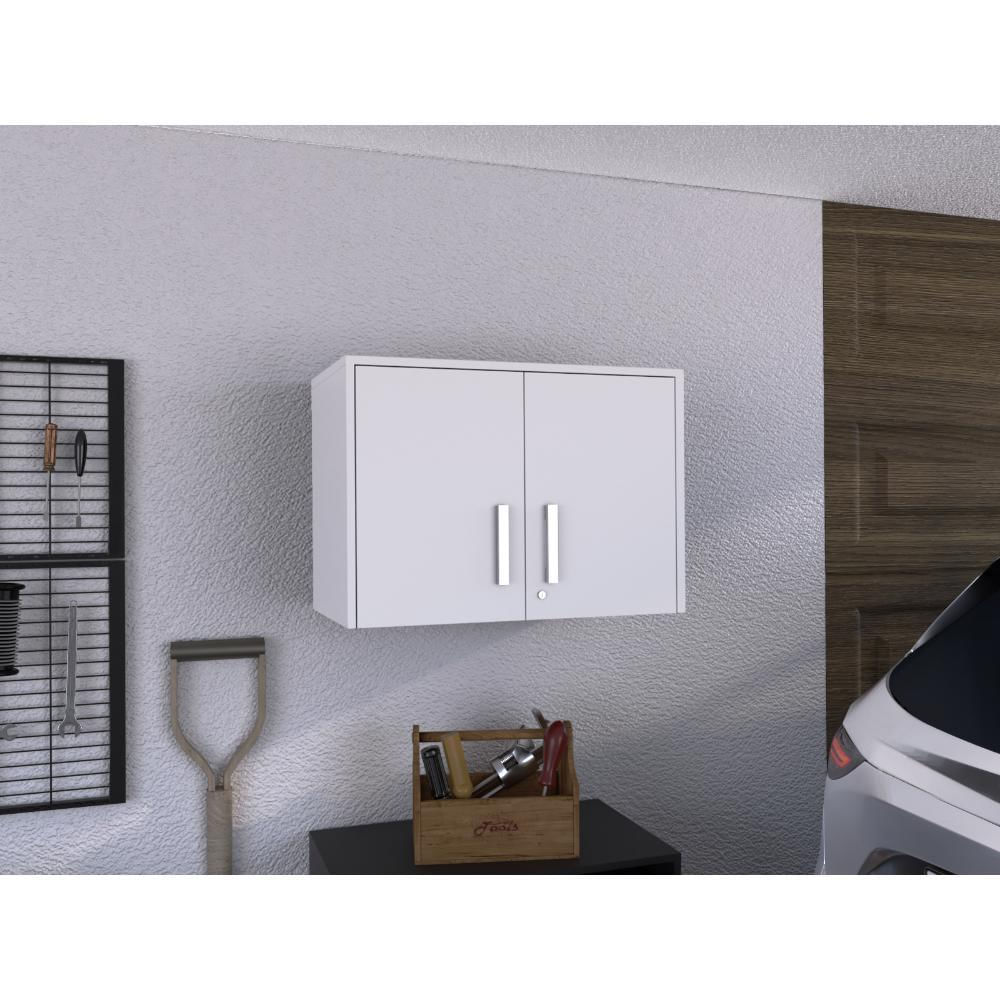 Gabinete Superior Multiusos, Kronos Blanco, Con Dos Puerta Batientes Zf img #3
