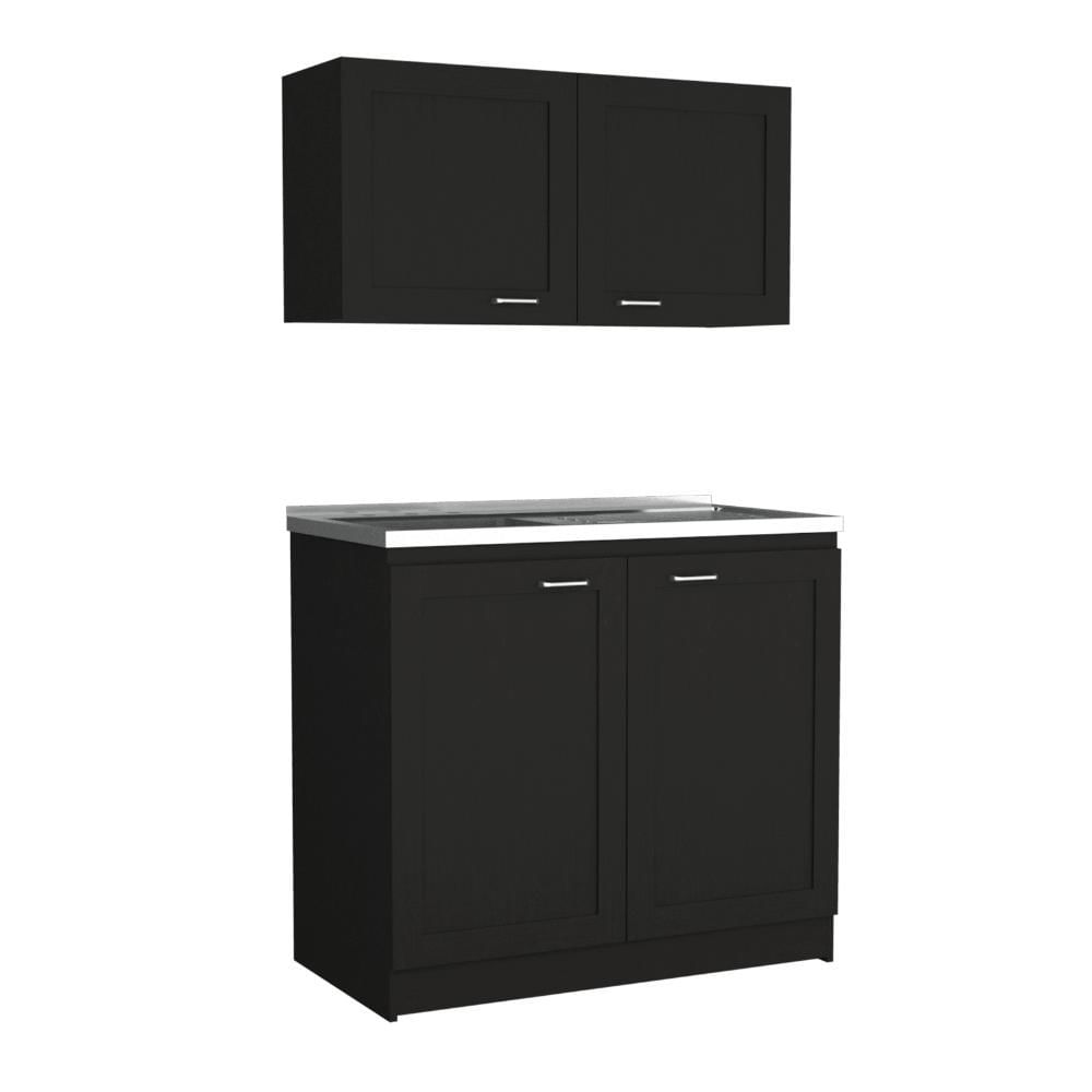 Cocina Integral Toronto, Wengue, Incluye Mesón Izquierdo Zf img #1