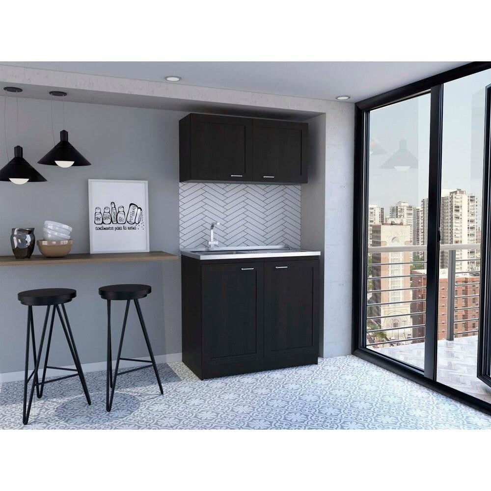 Cocina Integral Toronto, Wengue, Incluye Mesón Izquierdo Zf img #3
