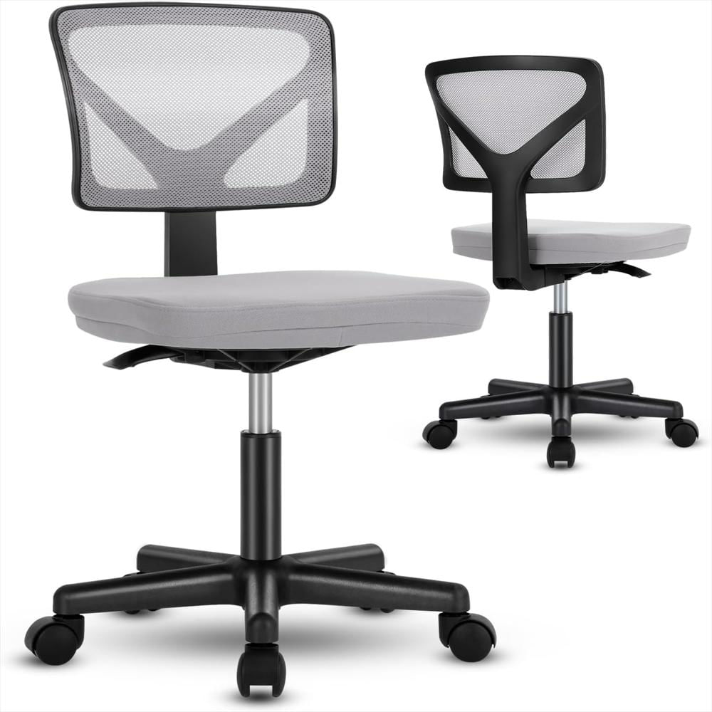 Silla Escritorio Dumos Ergonómica Sin Brazos Malla Transpirable Set 2 Unidades img #1