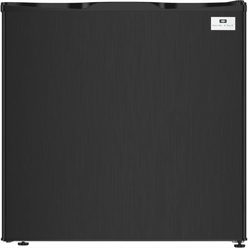 Refrigerador Curtis Internacional 3.2 Pies Cúbicos Compresor Inoxidable Negro