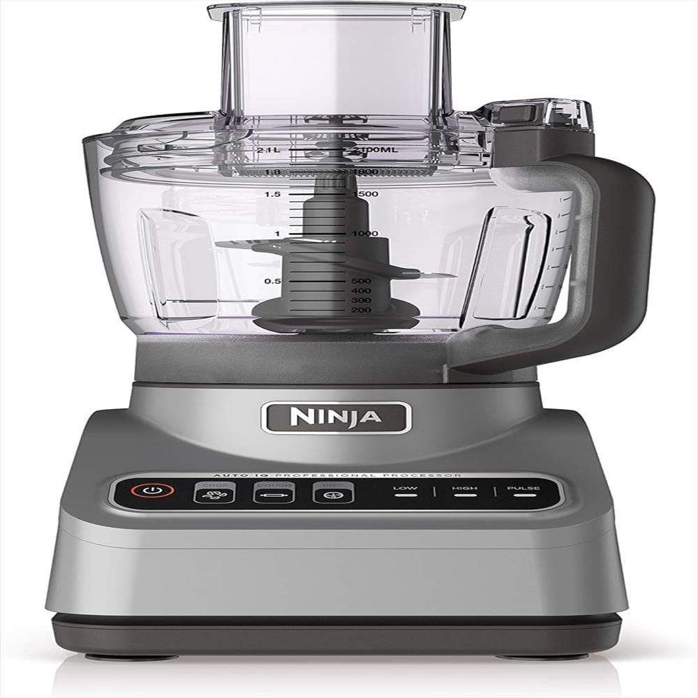 Procesador De Alimentos Ninja 850 Vatios 9 Tazas Acero Inoxidable Programas Auto Iq img #1