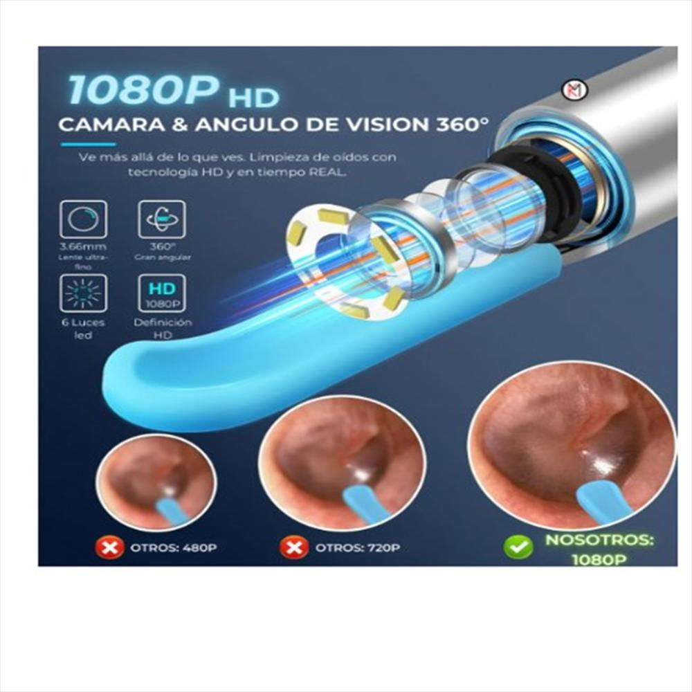Limpia Oidos Difgital Con Cámara img #3
