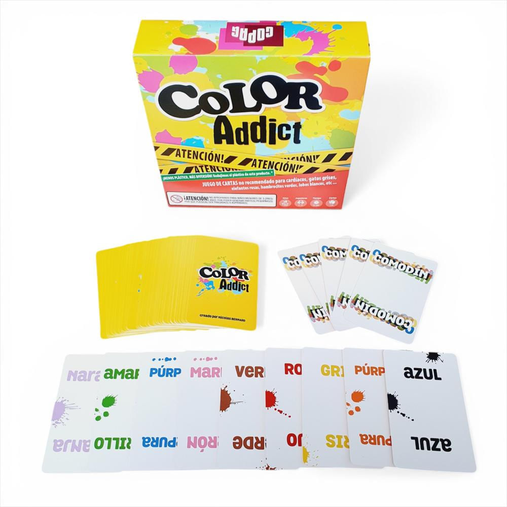 Juego De Cartas Color Addict Tarjetas De Colores Copag img #3