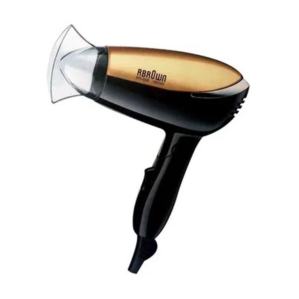 Mini Secador Compacto Cabello Rbrown Viajero 1800W Boquilla Br858 img #1
