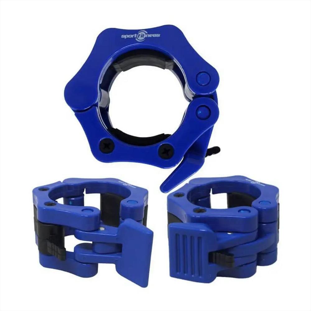 Collarines Abs Para Barra Olimpica Sportfitness Azul img #1