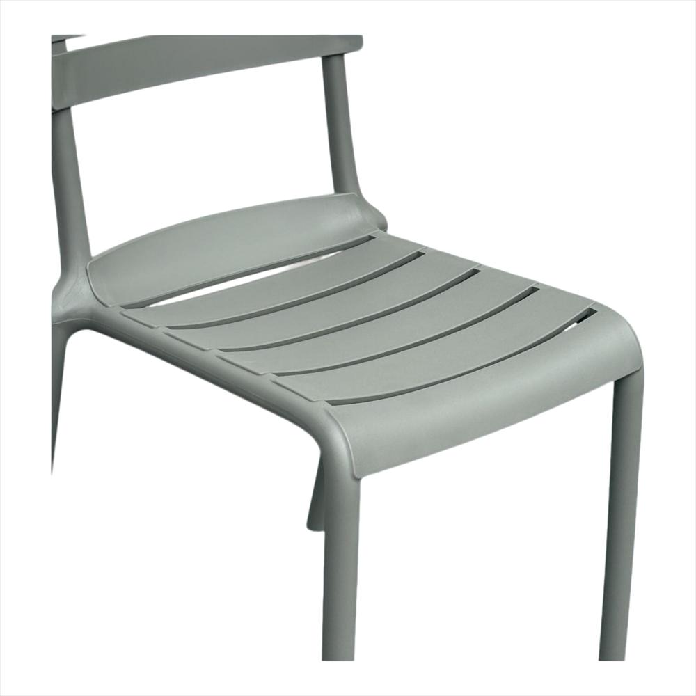 Silla Helen En Polipropileno Color Gris img #3