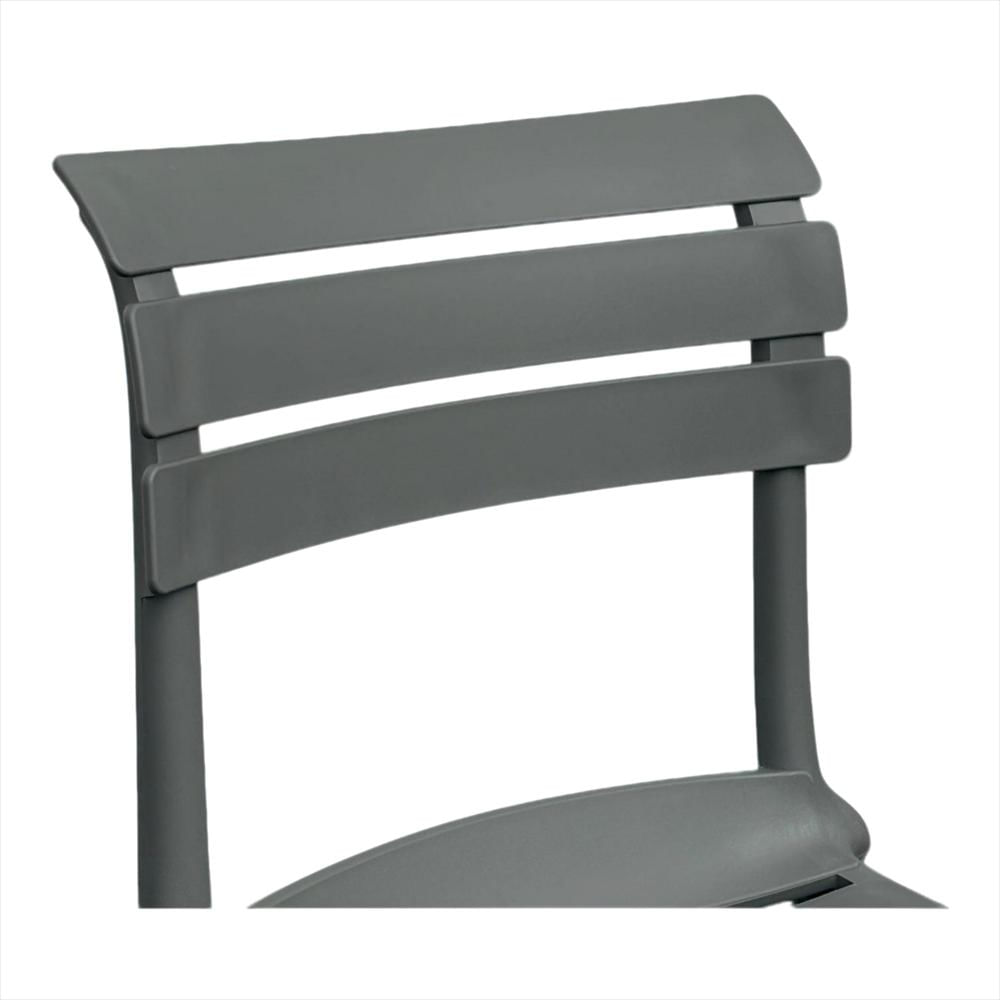 Silla Helen En Polipropileno Color Gris img #4