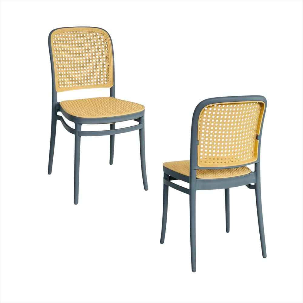 Set X2 Sillas Solea Redondas Color Gris img #1