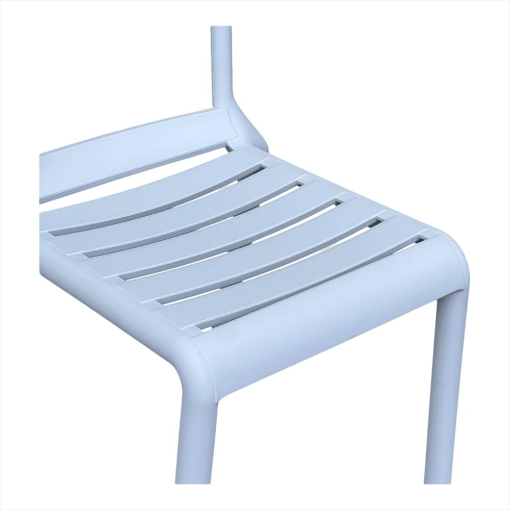 Silla Con Respaldo Horizontal Color Blanco img #3