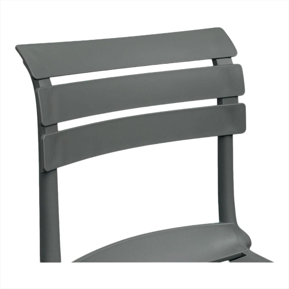 Set X4 Sillas Helen En Polipropileno Color Gris img #5