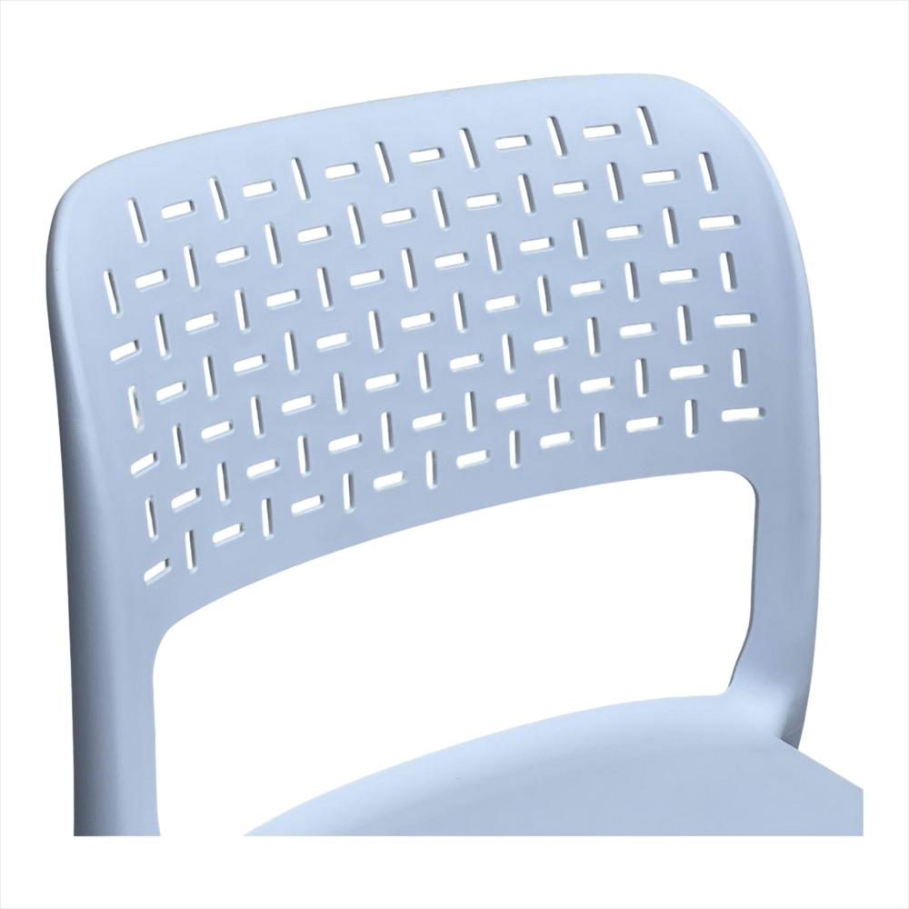 Silla Ergonómica Con Respaldo Calado Color Blanco img #2