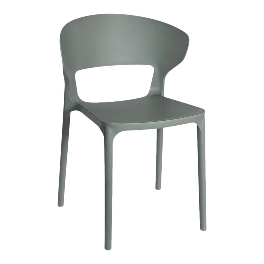 Set X2 Sillas Versa En Polipropileno Color Gris Claro img #2